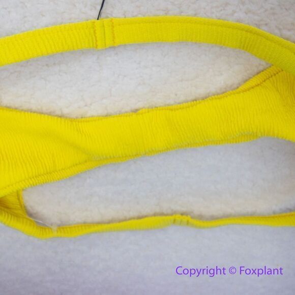 New! Set! Mello the Label low cut top and Brazilian bottom Limao yellow, size S - Picture 7 of 16